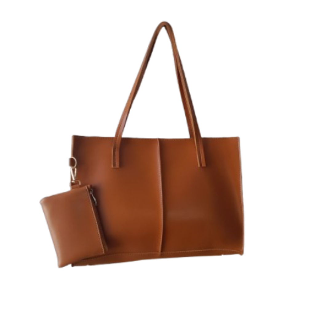 Elegant Brown with Pouch