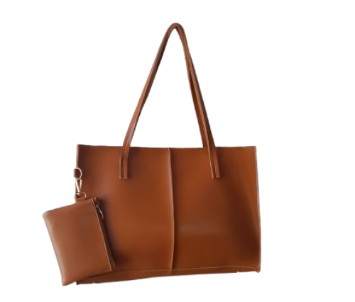 Elegant Brown with Pouch